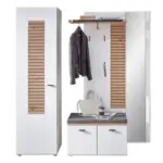 Möbelix Garderobe Fresno Eiche Artisan/weiß B: 187 Cm