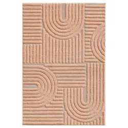 Hochflorteppich Art 160 X 230 1121 Rose