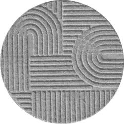 Hochflorteppich Art 160 X 160 1121 Silver