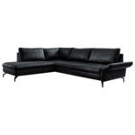 Möbelix Ecksofa Maestro Schwarz S: 273x218 cm