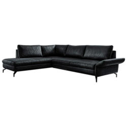 Ecksofa Maestro Schwarz S: 273x218 cm