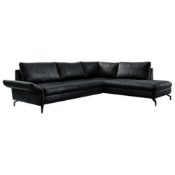 Ecksofa Maestro Schwarz S: 273x218 cm