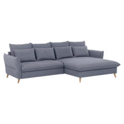 Eckschlafsofa Walker Blau S: 274 cm