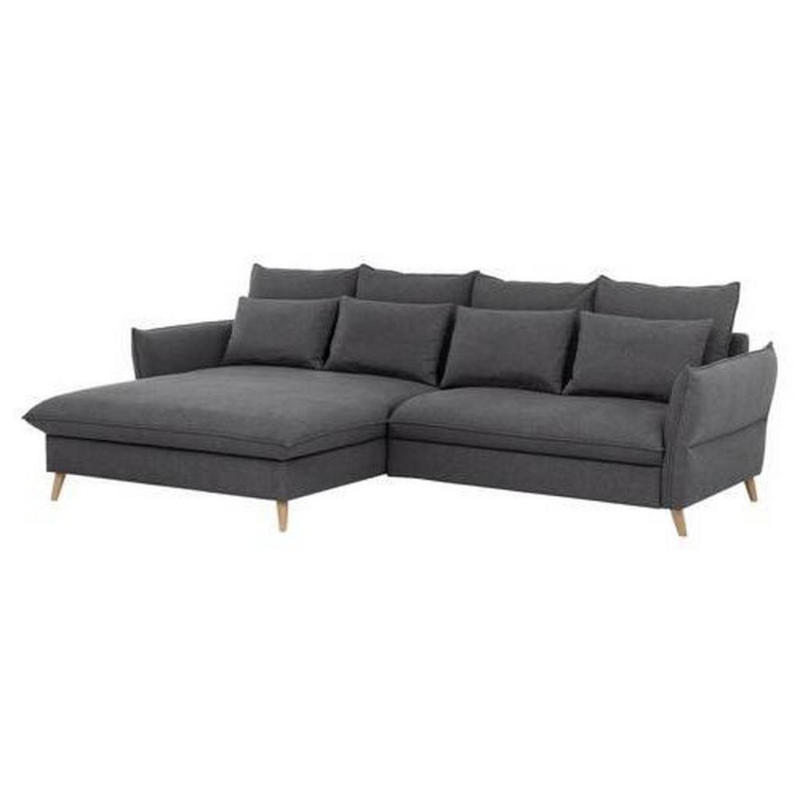 Eckschlafsofa Walter Grau S: 274 cm