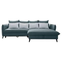 Eckschlafsofa Walter Petrol S: 274 cm