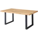 Möbelix Esstisch Chris U 180x76x100 Cm Eiche/schwarz