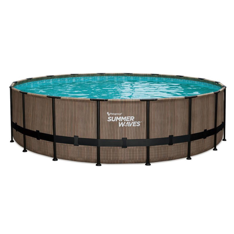 Aufstellpool Rund mit Leiter D: 549 cm