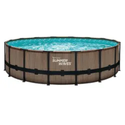 Aufstellpool Rund Mit Leiter D: 488 Cm