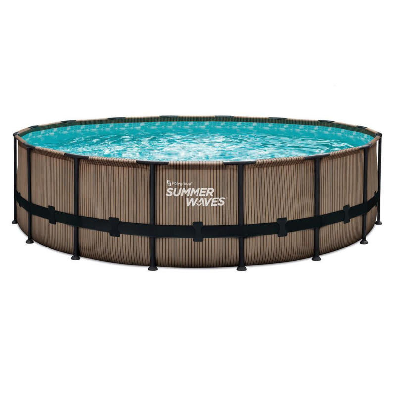 Aufstellpool Rund Mit Leiter D: 488 Cm