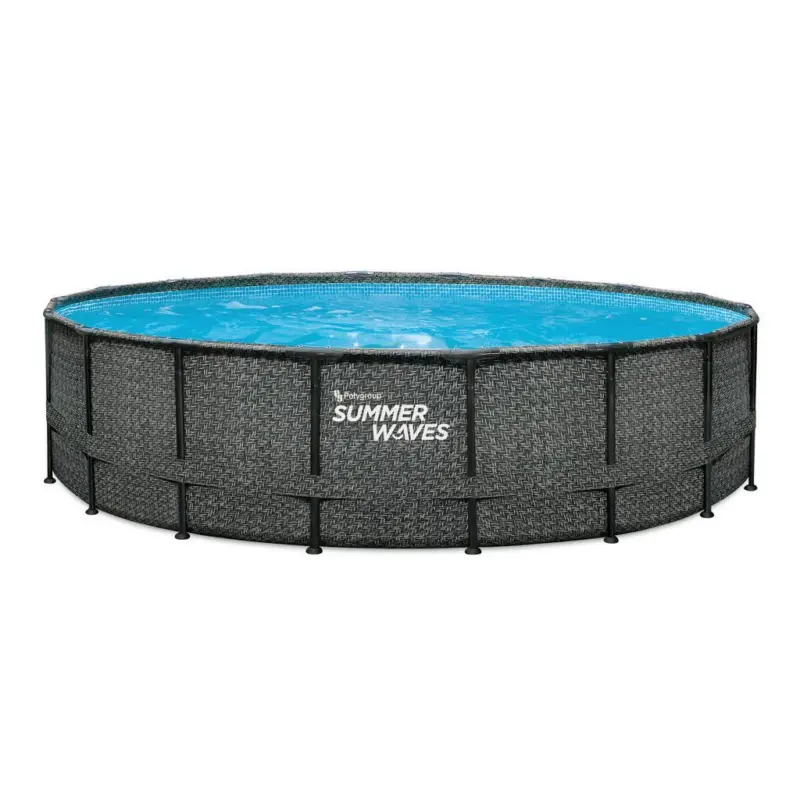 Aufstellpool Rund Mit Leiter D: 549 Cm