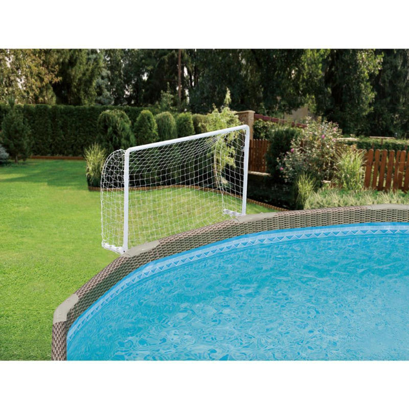 Wasserball-Set mit Tor Weiß B: 20 cm