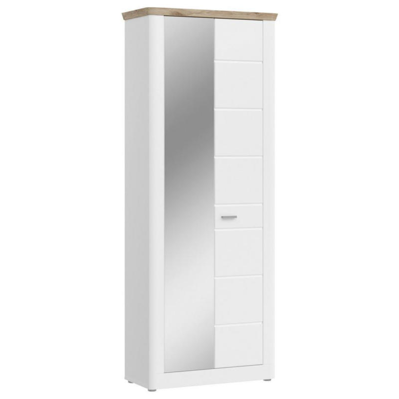 Garderobenschrank Michigan Mit Spiegel B: 79 cm