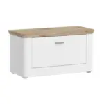 Möbelix Garderobenbank Michigan B:79 Cm 1 Klappe Weiß