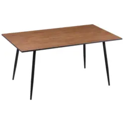 Esstisch Tom 160x76x90 Cm Naturfarben/schwarz