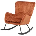 Möbelix Schaukelstuhl Cremona Rostfarben B: 71 Cm