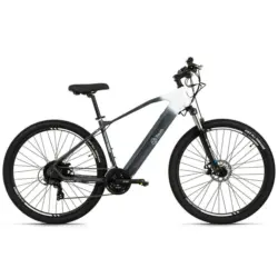 Elektrofahrrad Totem E-mtb Hardtail, Grau, Weiß, 29 Zoll