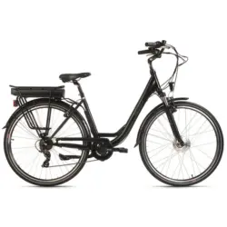 Elektrofahrrad E-citybike Hollandia Lido,schwarz,28 Zoll