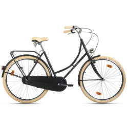 Citybike Original Singlespeed Hollandia, Schwarz, 28 Zoll