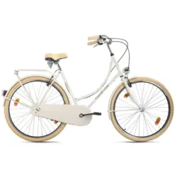 Citybike Original Singlespeed Hollandia, Weiß, 28 Zoll