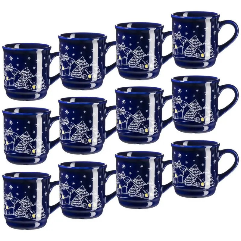 Glühweinbecherset 12--Teilig. Ca. 200 Ml