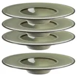 M&ouml;belix Tellerset Ambitious Gr&uuml;n, 4-Teilig