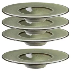 Tellerset Ambitious Grün, 4-Teilig