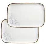 Möbelix Servierplatte Pintar Blau/beige, 2-Teilig