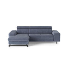 Ecksofa mit Bettkasten Emma Blau 165x267 cm