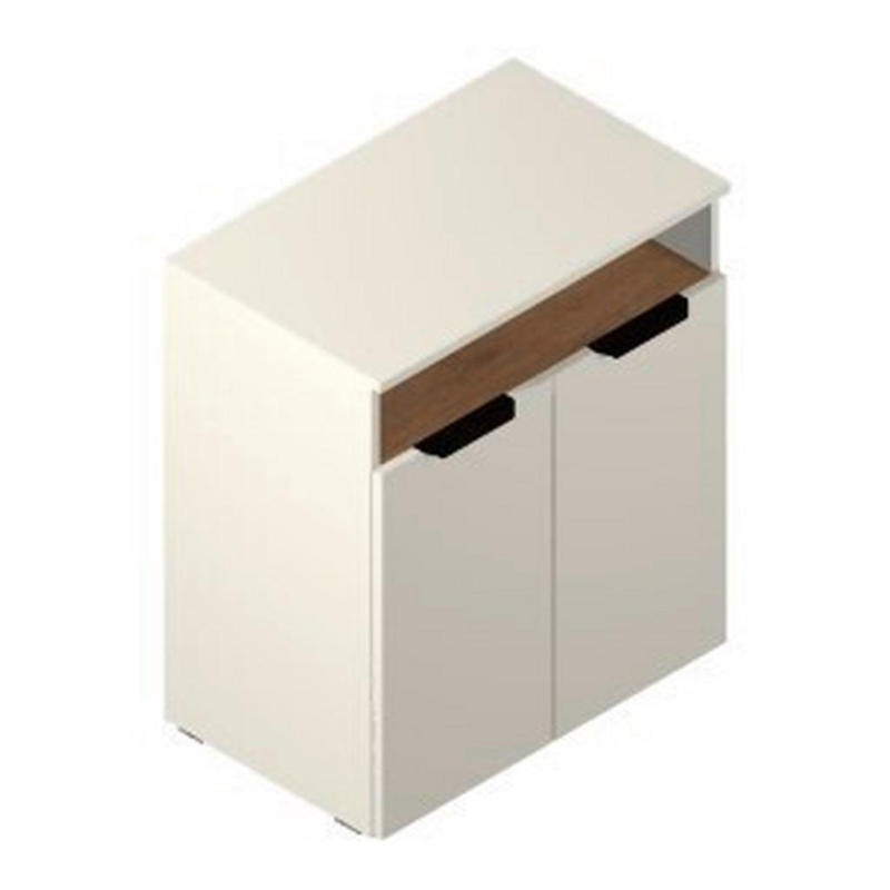 Aktenschrank Carlos 2-türig Weiß, B: 64,5 Cm