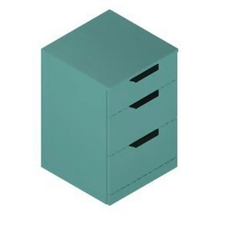Kommode Rimini Mit 3 Laden Salbeigrün, B: 40 Cm