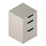 M&ouml;belix Kommode Rimini Mit 3 Laden Wei&szlig;, B: 40 Cm