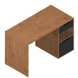 Schreibtisch Palermo 2 Weiß/salbeigrün, B: 120 Cm