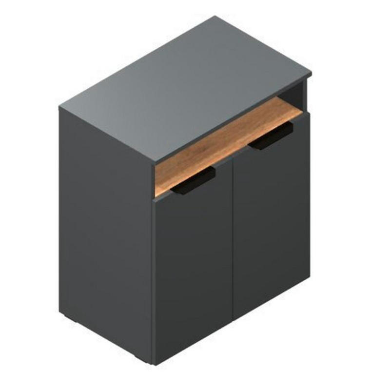 Aktenschrank Carlos 2-türig Eiche Artisan, B: 64,5 Cm