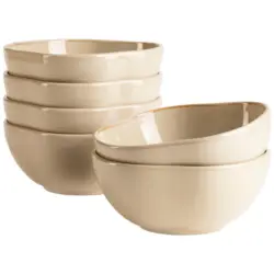 Schüssel Cordelia Sandfarben, 6-Teilig