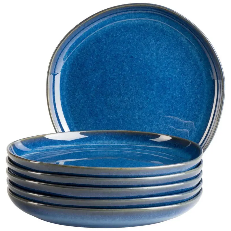 Desserttellerset Cordelia Blau, 6-Teilig