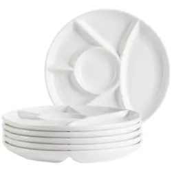 Tellerset Wei&szlig;, 6-teilig