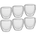 Möbelix Kaffeglas Transparent, 6-teilig
