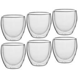 Kaffeglas Transparent, 6-teilig