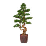 Möbelix Kunstpflanze Bonsai Grün, inkl. Topf, H: 125 cm