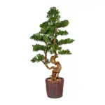 Möbelix Kunstpflanze Bonsai Grün, inkl. Topf, H: 125 cm