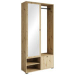 Möbelix Garderobe Dino Eiche Artisan Dekor B: 90 cm