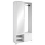 Möbelix Garderobe Dino Weiß Matt B: 90 cm