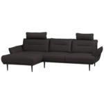 Möbelix Eckschlafsofa Altea Dunkelbraun S: 158x287 cm