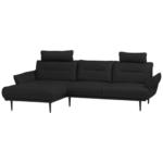 Möbelix Eckschlafsofa Altea Schwarz S: 158x287 cm