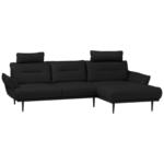 Möbelix Eckschlafsofa Altea Schwarz S: 287x158 cm