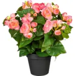 Möbelix Kunstpflanze Blühpflanzen Rosa/Grün/Schwarz, 35 cm