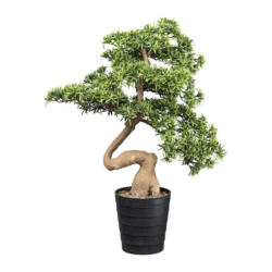 Kunstpflanze Bonsai Braun/Grün/Schwarz, 90 cm