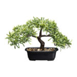 Möbelix Kunstpflanze Bonsai Braun/grün/schwarz, 23 Cm