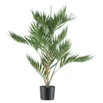 Möbelix Kunstpflanze Palmen Braun/Grün/Schwarz, 90 cm