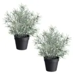 M&ouml;belix Kunstpflanze Grau/Gr&uuml;n/Schwarz, 33 cm